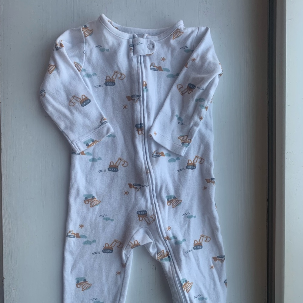 Carters 9M Footie Construction Pajamas